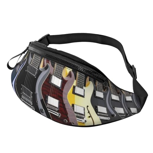Gürteltasche, verstellbare Hüfttasche, E-Gitarre, Crossbody-Tasche, Gürteltasche für Männer und Frauen von PPTHSNVB