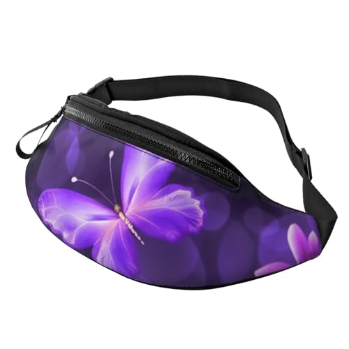 Gürteltasche, verstellbare Hüfttasche, schöne violette Umhängetasche, Gürteltasche für Damen und Herren von PPTHSNVB