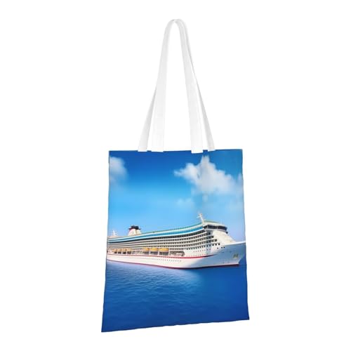 PPTHSNVB Segeltuch-Tragetasche für Damen, wiederverwendbar, mit Griffen, Stoffbeutel von PPTHSNVB