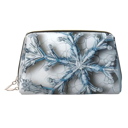 Transparente Make-up-Tasche für Damen, Kosmetiktasche, Leder, Reise-Make-up-Tasche, Organizer, wasserdicht, Make-up-Tasche, offen, flach, Kulturbeutel, tragbare Aufbewahrungstasche für Reisen, Gold von PPTHSNVB