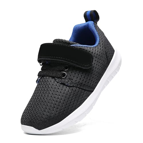 PPXID Kinder Turnschuhe Bequem Sneaker Freizeit Outdoor Schule Sportschuhe,Schwarz,29 EU von PPXID