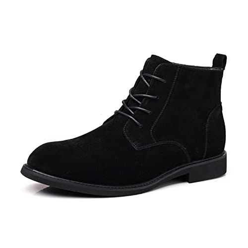 PPXID Schnürstiefeletten Herren Businessschuhe Klassiker Anzugschuhe,Herstellergröße 245,Schwarz,39 EU von PPXID