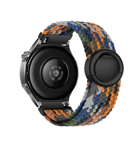 18/20/22mm Nylonarmband for Samsung Watch 7 6 5 4 Armband for Huawei Watch GT4 5 41mm 46mm GT5 Pro 42mm Armband ersetzen Zubehör(Colorful,20mm) von PPzsyxx
