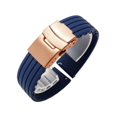 18 mm 20 mm 22 mm 24 mm Silikon-Uhrenarmbänder mit Schnellverschluss for Samsung 7/6/5/4 40 mm 44 mm 6classic 43 mm 47 mm Sportarmbänder(Midnight Blue REGD,18mm) von PPzsyxx