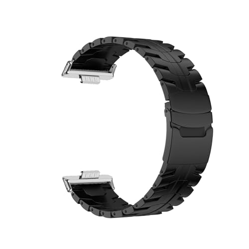 Edelstahlarmband for Huawei Watch Fit 3/4/4Pro, Metallarmband for Fit3 Fit4 Fit4Pro, austauschbares Titanarmband Zubehör(BS,TITANIUM METAL_FOR FIT 3) von PPzsyxx