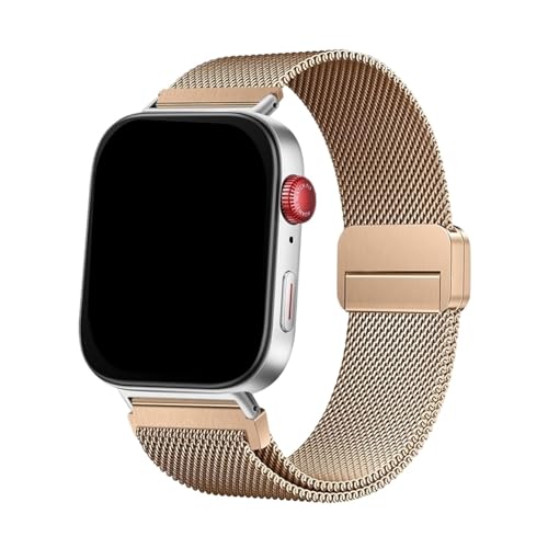 Edelstahlarmband for Huawei Watch Fit4Pro Fit4 Fit3. Spezialverbinder-Armband ersetzt Metallarmband Zubehör(Rose Gold,For FIT 3) von PPzsyxx