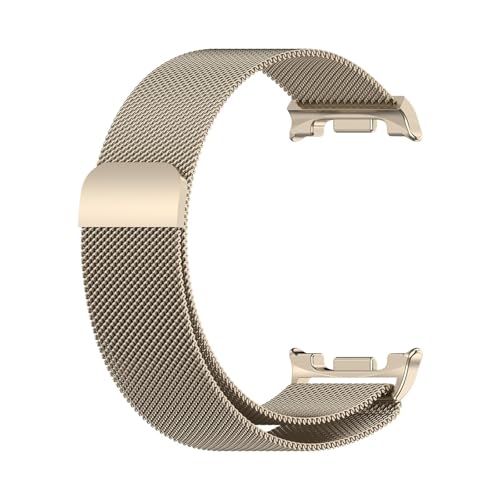 Edelstahlarmband for Samsung Galaxy Watch 8 44 40mm, Classic 46mm Milanaise-Band for Galaxy Watch Ultra 2 Zubehör(Starlight,For Watch8 Ultra2) von PPzsyxx