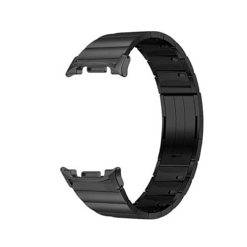 Edelstahlarmband for Samsung Galaxy Watch Ultra 47mm Quick Link-Armband for Watch8 40 44mm 8Classic 46mm Metallband Zubehör(Black 1,For Galaxy 7 Ultra 47mm) von PPzsyxx