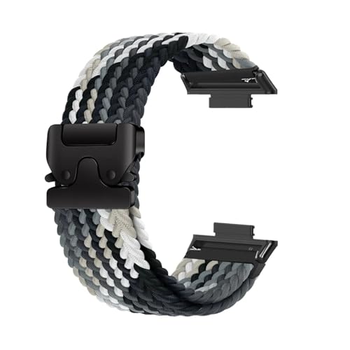 Elastisches geflochtenes Nylon-Schlaufenband for Huawei Watch Fit 4/3 Armband for Huawei Fit 4 Pro Männer Frauen Ersatzarmband Zubehör(BChocoB,For Fit 4/4 Pro) von PPzsyxx