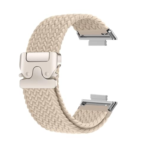 Elastisches geflochtenes Nylon-Schlaufenband for Huawei Watch Fit 4/3 Armband for Huawei Fit 4 Pro Männer Frauen Ersatzarmband Zubehör(BeS,For Fit 4/4 Pro) von PPzsyxx