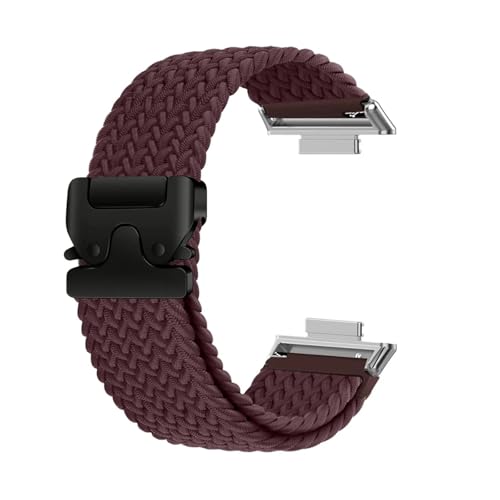 Elastisches geflochtenes Nylon-Schlaufenband for Huawei Watch Fit 4/3 Armband for Huawei Fit 4 Pro Männer Frauen Ersatzarmband Zubehör(CherryS,For Fit 4/4 Pro) von PPzsyxx