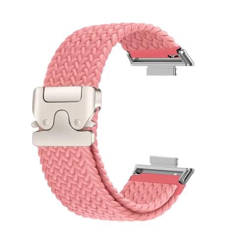 Elastisches geflochtenes Nylon-Schlaufenband for Huawei Watch Fit 4/3 Armband for Huawei Fit 4 Pro Männer Frauen Ersatzarmband Zubehör(PS,For Fit 3) von PPzsyxx