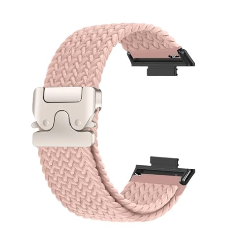 Elastisches geflochtenes Nylon-Schlaufenband for Huawei Watch Fit 4/3 Armband for Huawei Fit 4 Pro Männer Frauen Ersatzarmband Zubehör(SandPB,For Fit 4/4 Pro) von PPzsyxx