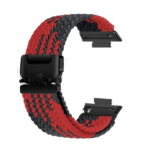 Elastisches geflochtenes Nylon-Schlaufenband for Huawei Watch Fit 4/3 Armband for Huawei Fit 4 Pro Männer Frauen Ersatzarmband Zubehör(ZBRB,For Fit 3) von PPzsyxx