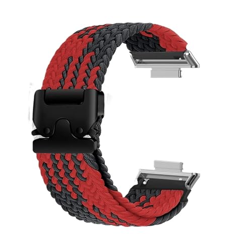 Elastisches geflochtenes Nylon-Schlaufenband for Huawei Watch Fit 4/3 Armband for Huawei Fit 4 Pro Männer Frauen Ersatzarmband Zubehör(ZBRS,For Fit 4/4 Pro) von PPzsyxx