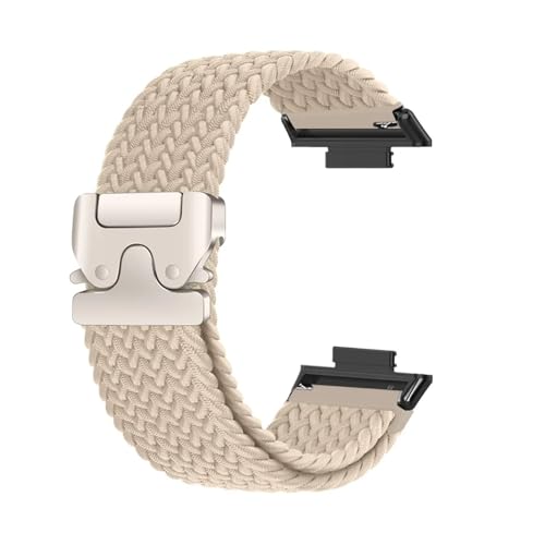Elastisches geflochtenes Solo Loop-Armband aus Nylon for Huawei Watch Fit 4 Pro/4/3, Herren und Damen, Ersatzarmband Zubehör(BeB,For Fit 3) von PPzsyxx