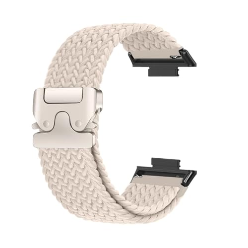 Elastisches geflochtenes Solo Loop-Armband aus Nylon for Huawei Watch Fit 4 Pro/4/3, Herren und Damen, Ersatzarmband Zubehör(StarB,For Fit 3) von PPzsyxx