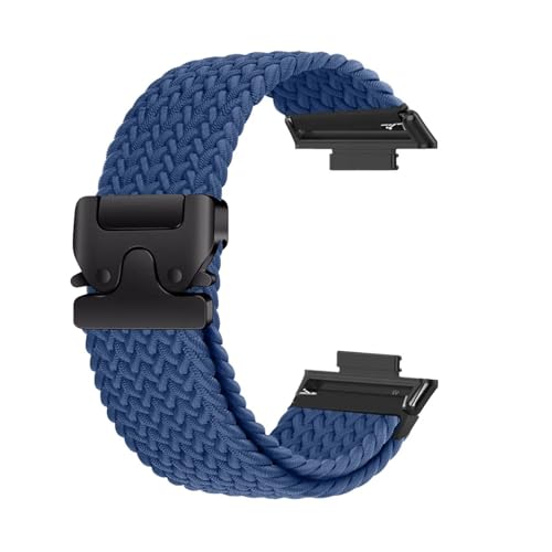 Elastisches geflochtenes Solo Loop-Armband aus Nylon for Huawei Watch Fit 4 Pro/4/3, Herren und Damen, Ersatzarmband Zubehör(UB,For Fit 3) von PPzsyxx