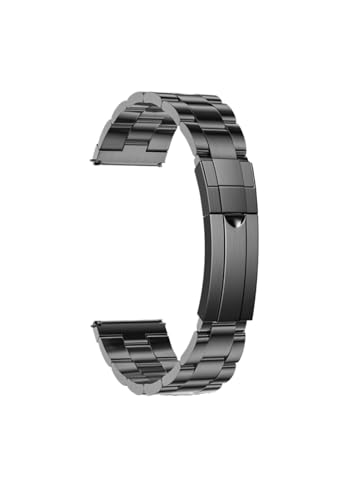 For Huawei GT3 GT4 46mm Uhr 4 Pro GT Serie Ersatz Armband 22mm Edelstahl Herren Armband Zubehör(For Hua wei Watch4 Pro,NO.2 black) von PPzsyxx