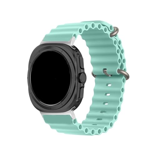 For Samsung Galaxy Watch 7 Ultra 47 mm Sport Silikon 22 mm Uhrenarmband Correa for Galaxy Watch7 Ultra Band Zubehör(Pistachio) von PPzsyxx