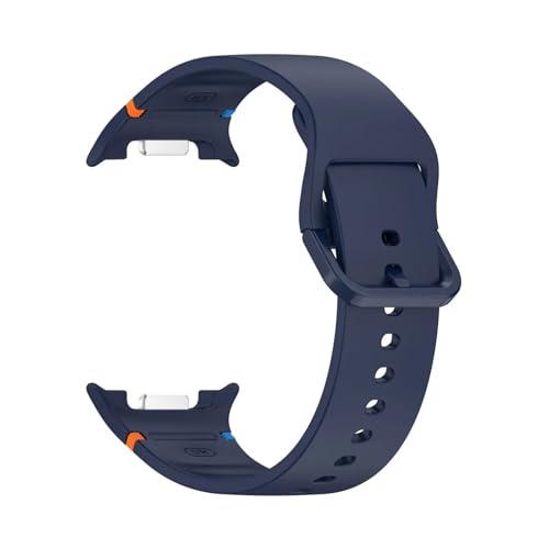 For Samsung Galaxy Watch 8 44mm 40mm Watch8 Classic Ersatzarmband Weiches Silikonarmband Armband Band Gürtel Zubehör(Dark Blue,For Galaxy 8 40mm) von PPzsyxx