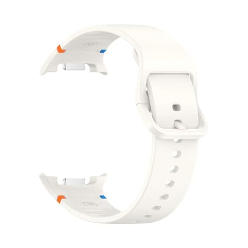 For Samsung Galaxy Watch 8 44mm 40mm Watch8 Classic Ersatzarmband Weiches Silikonarmband Armband Band Gürtel Zubehör(Starlight,For Galaxy 8Classic 46mm) von PPzsyxx