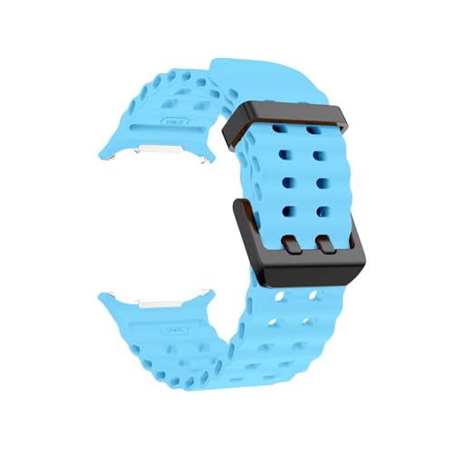 For Samsung Watch Ultra 47 mm. Schnellmontage. Atmungsaktives Silikonarmband. for Watch 7. Ersetzen Sie das Armband.(Sky blue) von PPzsyxx