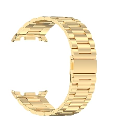 For Samsung Watch8/8Classic Metallarmband Edelstahl Business-Armband for Galaxy Watch Ultra 2 mit Einstellwerkzeug Zubehör(Gold,For Watch ultra 2) von PPzsyxx