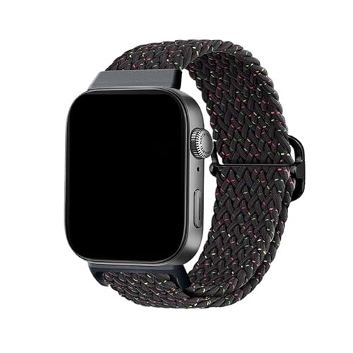 Gewebtes Nylonarmband for Huawei Watch Fit3 Fit4 Fit4Pro. Spezialisierte Anschlüsse. Band ersetzt atmungsaktives Sportarmband. Zubehör(Starlight Black,For FIT 4) von PPzsyxx