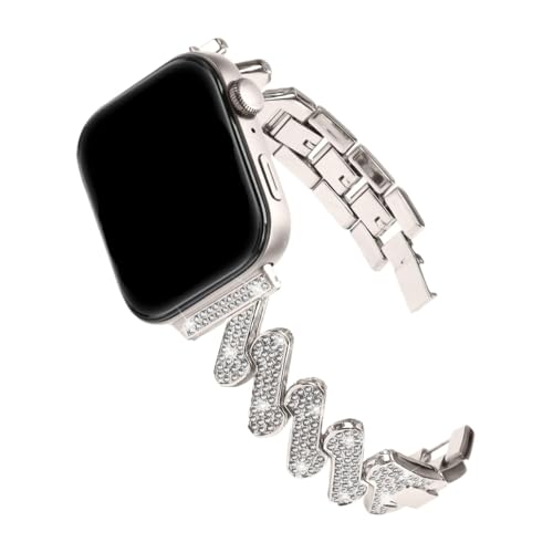 Glänzendes Edelstahlarmband for Huawei Watch Fit3 Fit4 Fit4Pro Ersetzen Sie das modische Metallarmband in Z-Form Zubehör(Starlight,For fit 4 pro) von PPzsyxx