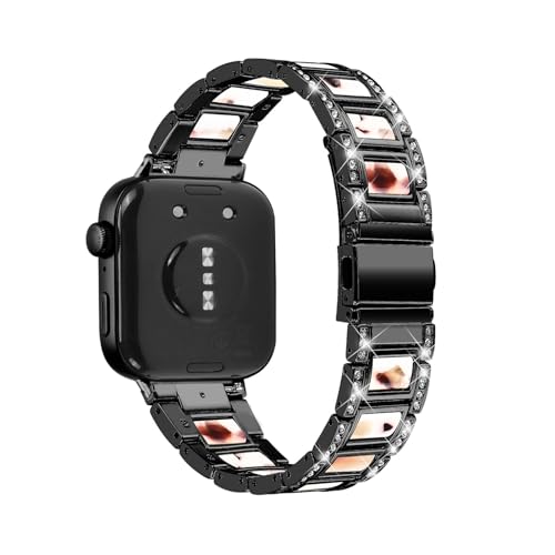 Metallharzband for Huawei Watch Fit4Pro Fit4 Fit3. Spezialanschlüsse ersetzen Edelstahlarmband. Zubehör(Black Nougat,For Fit 3) von PPzsyxx