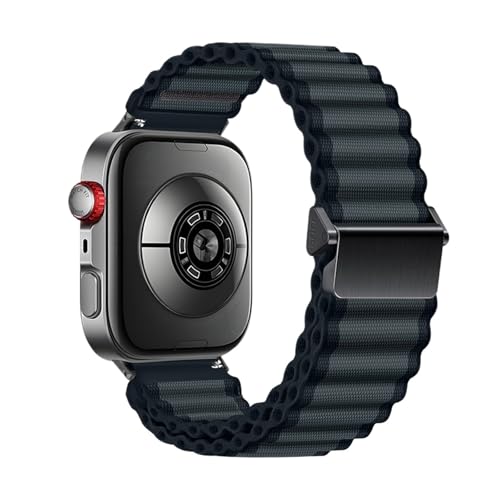 Nylon Loop Sportarmband for Huawei Watch Fit 3 4 4Pro Atmungsaktives Armband for Huawei Fit4/Fit4pro Austauschbares Band Zubehör(Dark gray Roseg,For Fit 3) von PPzsyxx