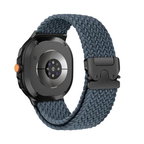 Nylon-Sportarmband for Samsung Galaxy Watch 8 40 mm 44 mm, ersetztes Armband for Galaxy 8Classic 46 mm, atmungsaktives Armband Zubehör(Denim blue,For Watch 8 44mm) von PPzsyxx