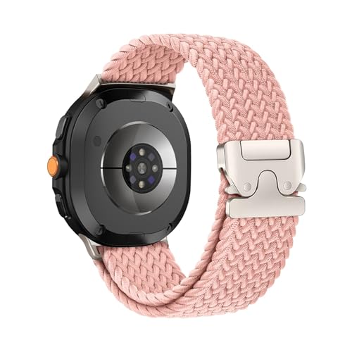 Nylon-Sportarmband for Samsung Galaxy Watch 8 40 mm 44 mm, ersetztes Armband for Galaxy 8Classic 46 mm, atmungsaktives Armband Zubehör(Pink sand,For Watch 8 40mm) von PPzsyxx