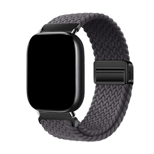 Nylon gewebtes, atmungsaktives Sportarmband for Huawei Watch Fit 3 4 4Pro Armband for Huawei Fit4/Fit4pro austauschbares Band Zubehör(Gray,For Fit 3) von PPzsyxx