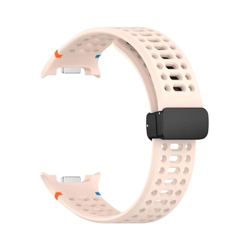 Silikon-Lochband for Samsung Galaxy Watch 8 40 44mm 8Classic Atmungsaktives Band for Galaxy Ultra 2 Zubehör Zubehör(Pink,For Watch 8 40mm 44mm) von PPzsyxx