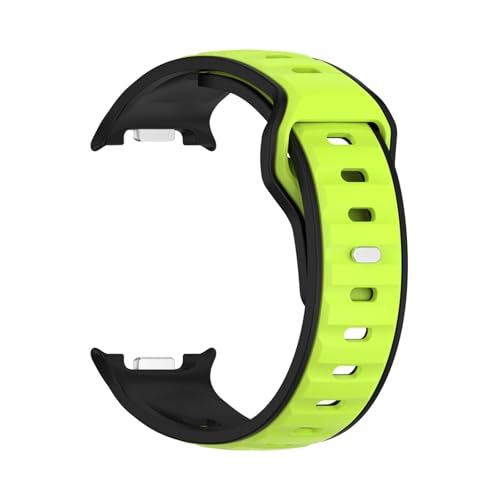 Silikon-Loop-Sportarmband for Samsung Galaxy Watch 8 40MM 44MM, ersetztes Armband for Galaxy 8 Classic 46MM Zubehör(Black lime,For watch8 40mm) von PPzsyxx