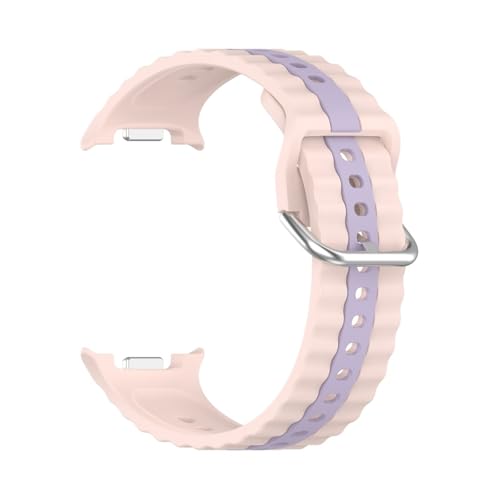 Sport-Silikonarmband for Samsung Galaxy Watch 8Classic Ultra 2, atmungsaktives Band for Galaxy Watch8 40 44mm, Zubehör Zubehör(Pink Purple,For Watch 8 44mm) von PPzsyxx