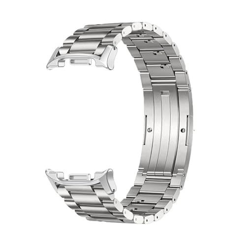 Titanarmband for Samsung Galaxy Watch Ultra 2025 47mm Armband for Watch 8 40mm 44mm 8Classic 46mm Band Armband Quick Fit Zubehör(Silver,For Galaxy 8 44mm) von PPzsyxx