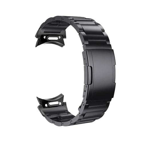 Titanarmband for Samsung Watch 8 7 6 5 4 FE 40 44mm 8Classic 46mm Herrenarmband for Galaxy Watch Ultra 47mm Armband Zubehör(Black,For Galaxy 4classic 42mm) von PPzsyxx