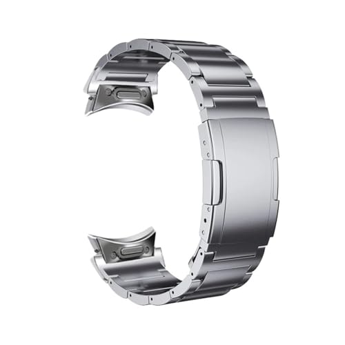 Titanarmband for Samsung Watch 8 7 6 5 4 FE 40 44mm 8Classic 46mm Herrenarmband for Galaxy Watch Ultra 47mm Armband Zubehör(Silver,For Galaxy 6classic 43mm) von PPzsyxx