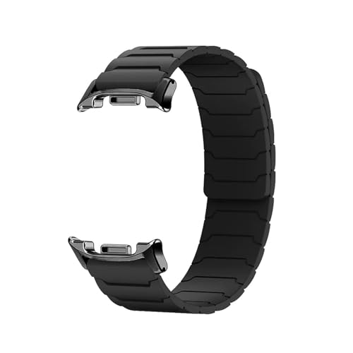 Weiches Silikonband for Samsung Galaxy Watch 8 44mm 40mm, Ersatz-Schlaufenarmband for Watch8 Classic 46mm, Zubehör Zubehör(Black,For Watch 8 40MM) von PPzsyxx