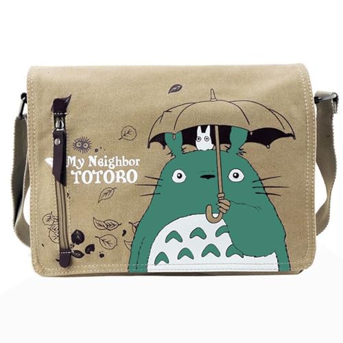 Anime Tasche, Anime Canvas Bag, College Umhängetasche Rucksack Kinder Tasche Großer Kapazität mit verstellbaren Schultergurten, Lässige Strand Multifunktionstaschen für Kinder von PQKL-party
