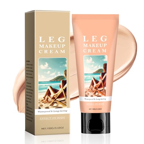 Bein Make Up Wasserfest Lotion,Körper Make Up Wasserfest,Camouflage Make Up,Tattoo Abdecken Wasserfest,Tattoo Cover Up,Tattoo-Abdeckung für Bein,Skin Perfecting Body Foundation von PQKL-party