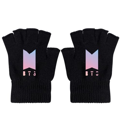 PQKL-party BTS Handschuhe Merchandise BTS Fanartikel Merch Gifts Handschuhe Damen, Fanartikel,BTS Merch Gifts Fäustlinge Mädchen,Geschenke für Mädchen Fans Weihnachten von PQKL-party