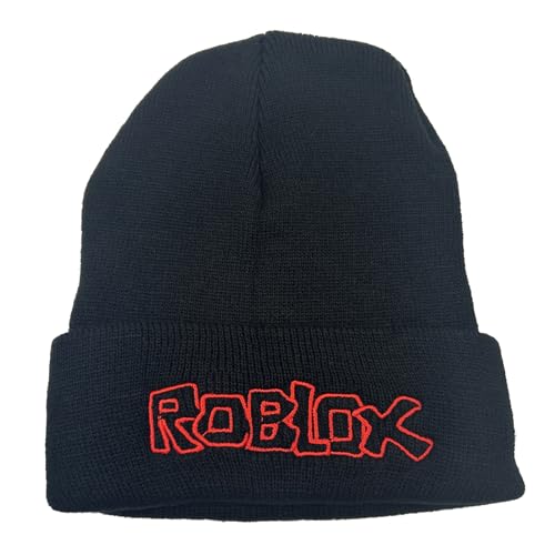 PQKL-party Roblox Mütze, Roblox Strickmütze, Roblox Mütze Jungen, Winter Beanie Mützen, Roblox Warm Halten Wollmütze, Roblox Mütze Cap Skimütze Unisex Mütze für Kinder Teenager Fan Gamer Geschenke von PQKL-party