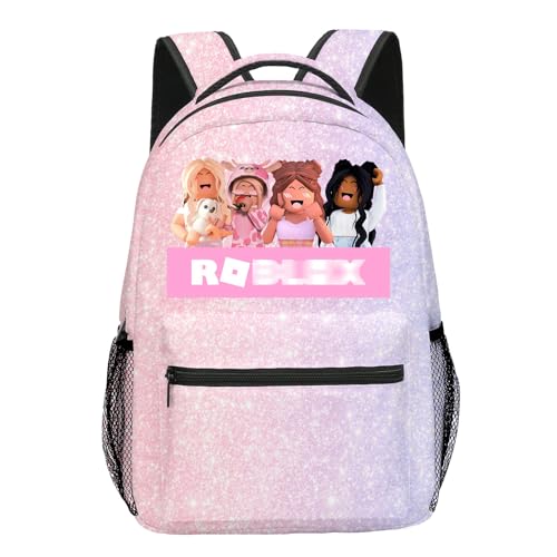 PQKL-party Roblx Rucksack Mädchen Roblx Anime Rucksack Damen, Schulrucksack Teenager, Laptoptasche, für Mädchen von PQKL-party