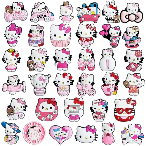 Schuh Pin 25 Pack Cartoon Schuhdekoration PVC Cartoon Krokodilstifte Clog Anstecker Kindercharm für Kinder und Erwachsene Clog Schuhdekoration DIY -Schuhbrandsbeutel Geschenk von PQKL-party