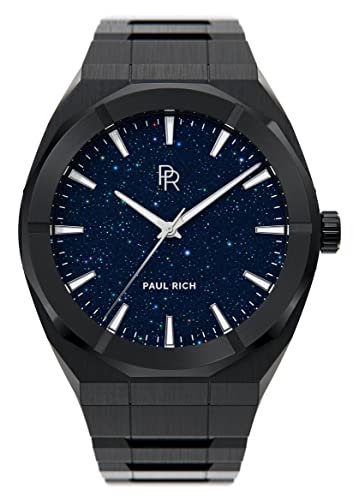 PR Paul Rich Mens Analog Quarz Uhr mit Edelstahl Armband COS01 von PR Paul Rich