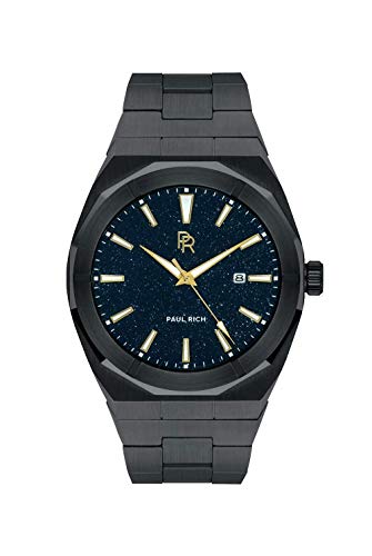 Paul Rich Star Dust Black Automatik Herrenuhr 45mm Edelstahl von PR Paul Rich